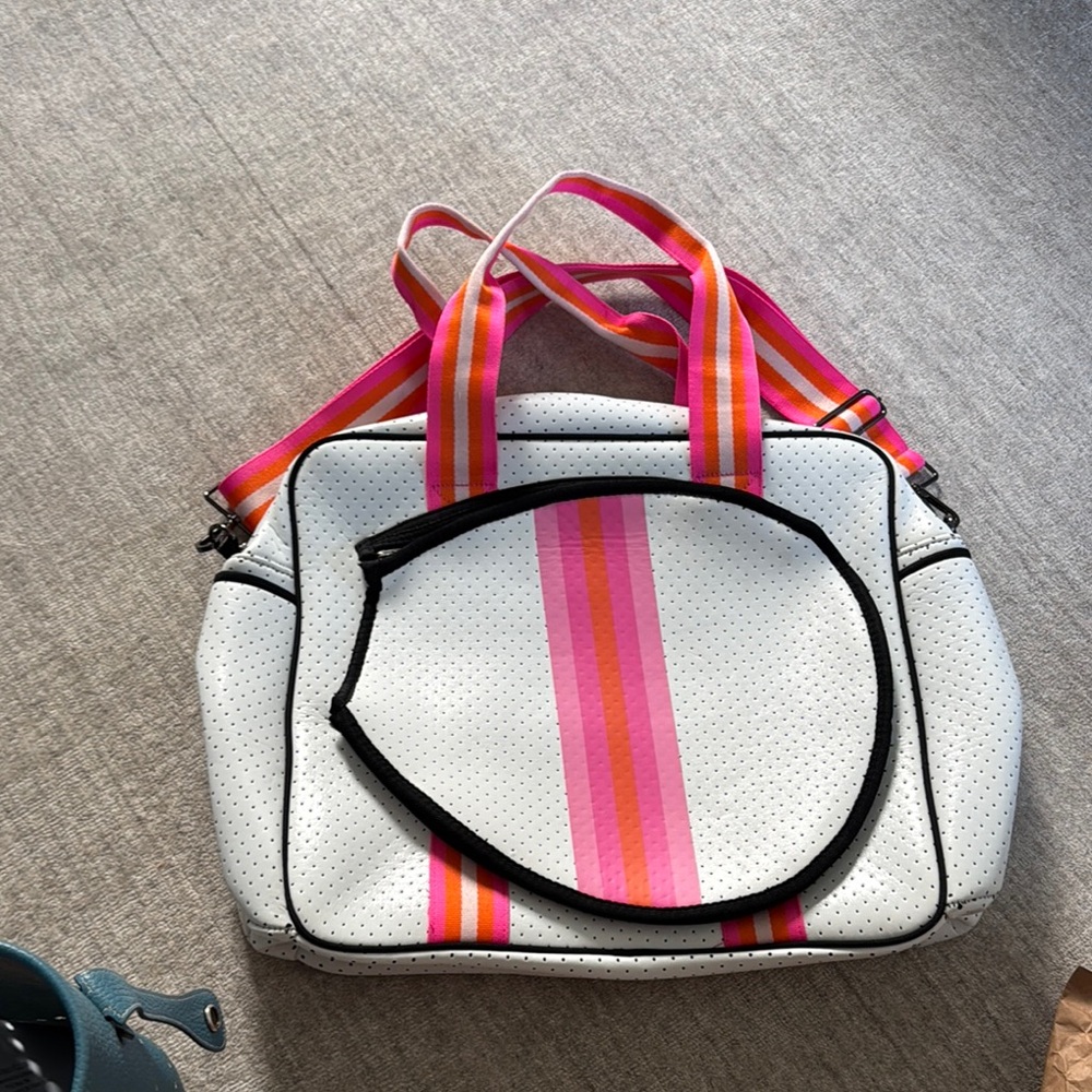 Vibrant Pink and Orange Women's Tote Bag